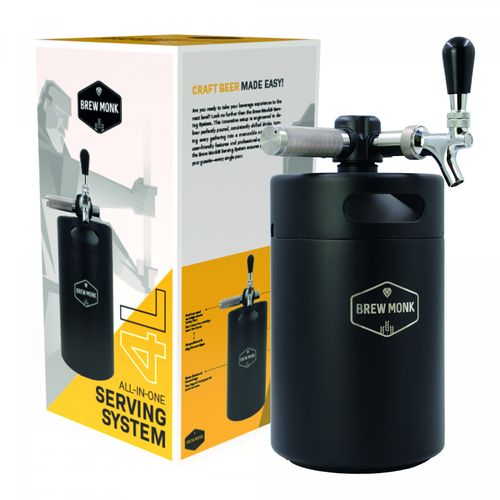 4L mini keg - Komplett